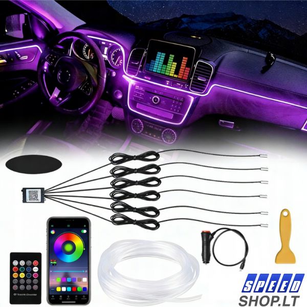 Automobilio salono atmosferinis apšvietimas